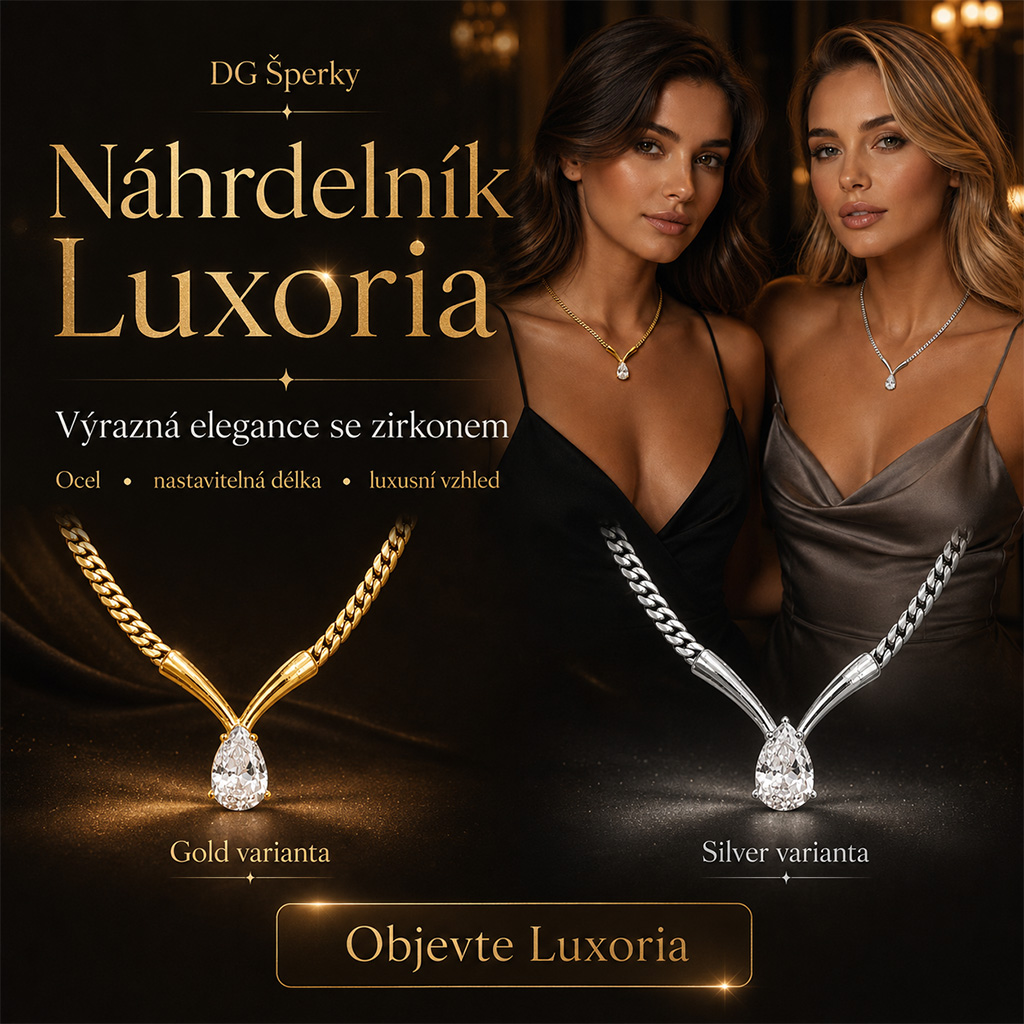 Dámský ocelový náhrdelník Luxoria (10)